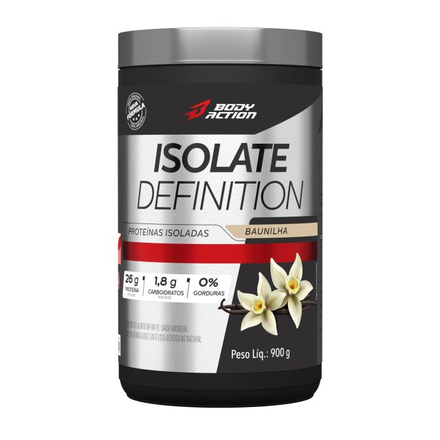 Whey Protein Isolado Isolate Definition BodyAction 900g