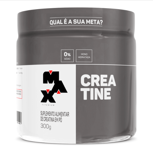 Creatina 100% Pura Max Titanium 300g
