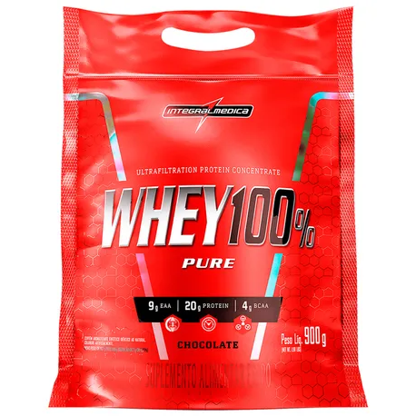 Whey Protein Concentrado IntegralMédica 900g Refil