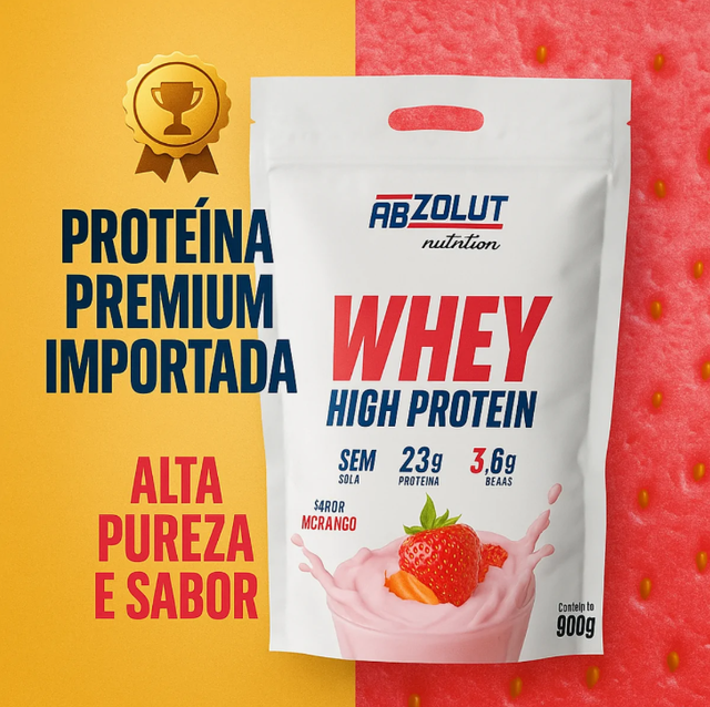 Whey Protein High Protein Absolut 900g Refil
