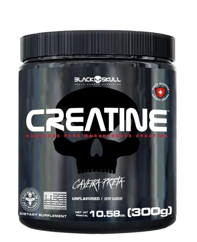 Creatina 100% pura 300g - Black Skull