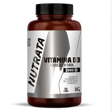 Vitamina D3 2000UI Nutrata 60 Capsulas